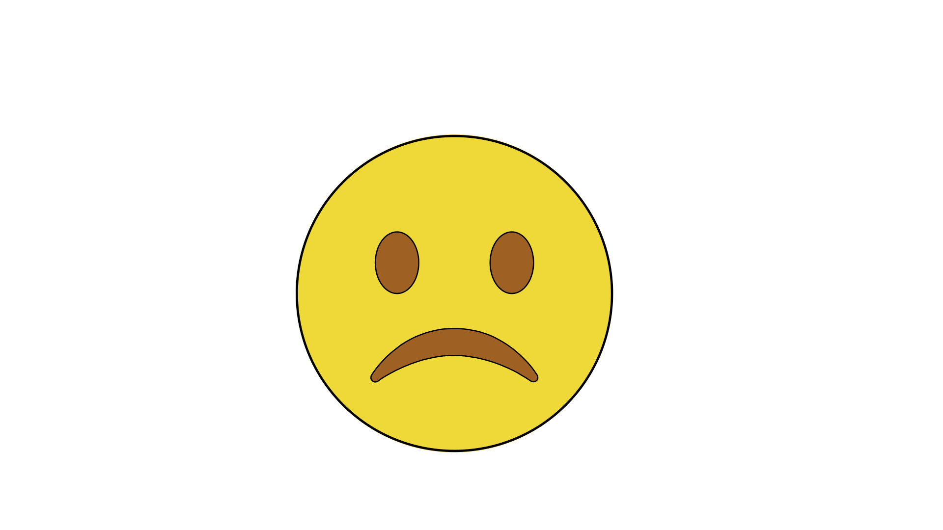 trauriger Emoji