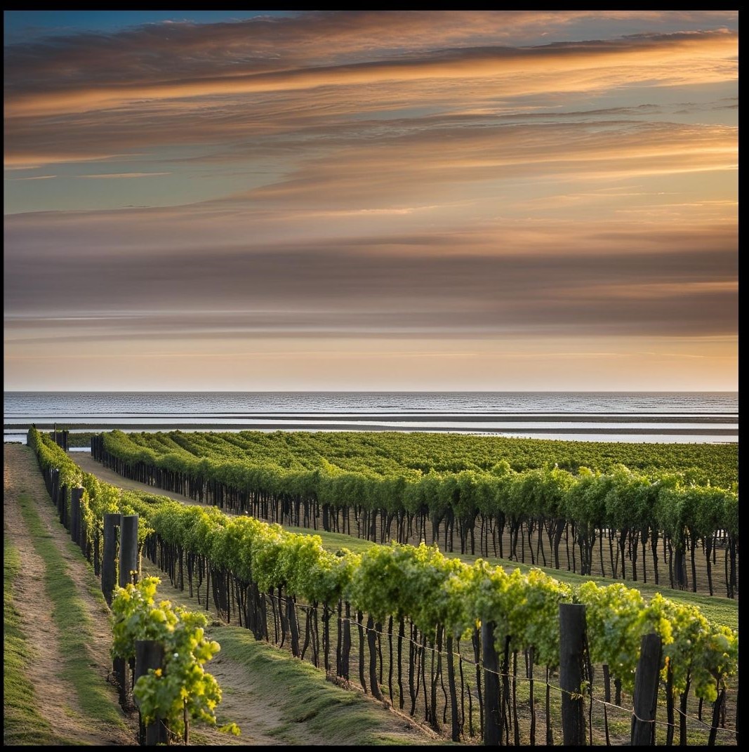 Weinanbau an der Nordsee