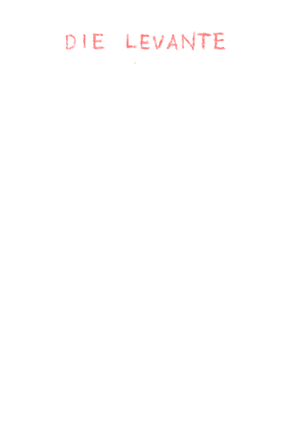 Karte aus der Levante von 1920