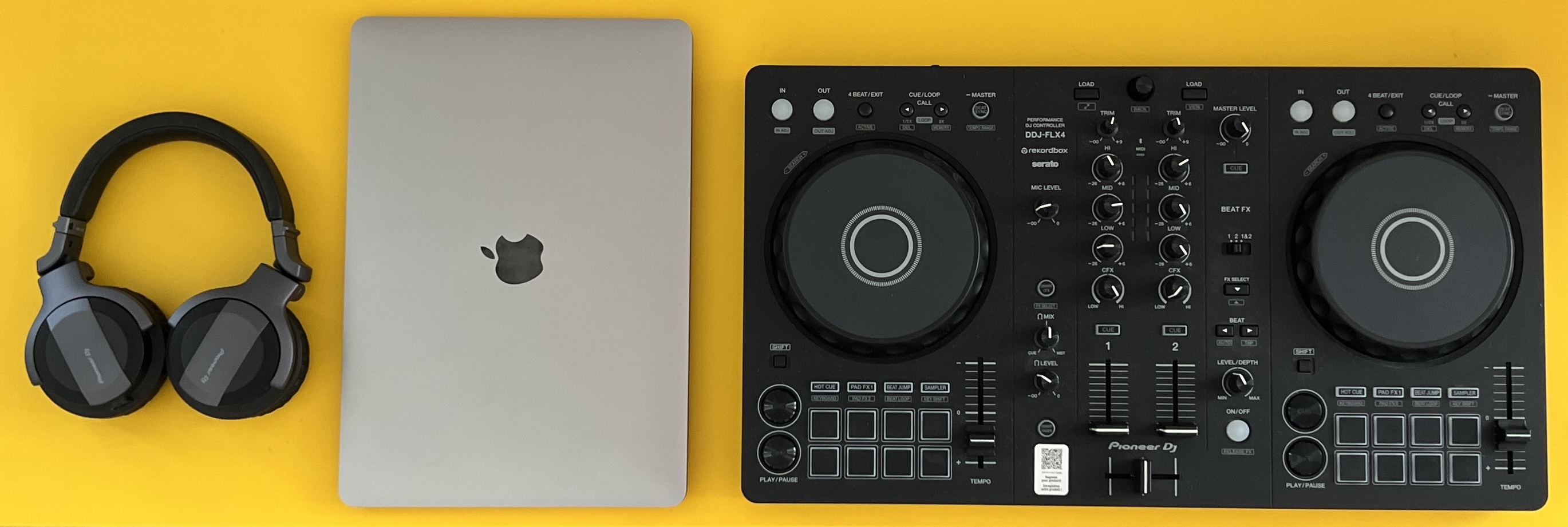 DJ Controller als Nahaufnahme